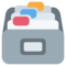 Card File Box emoji on Twitter